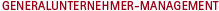 Generalunternehmer-Management
